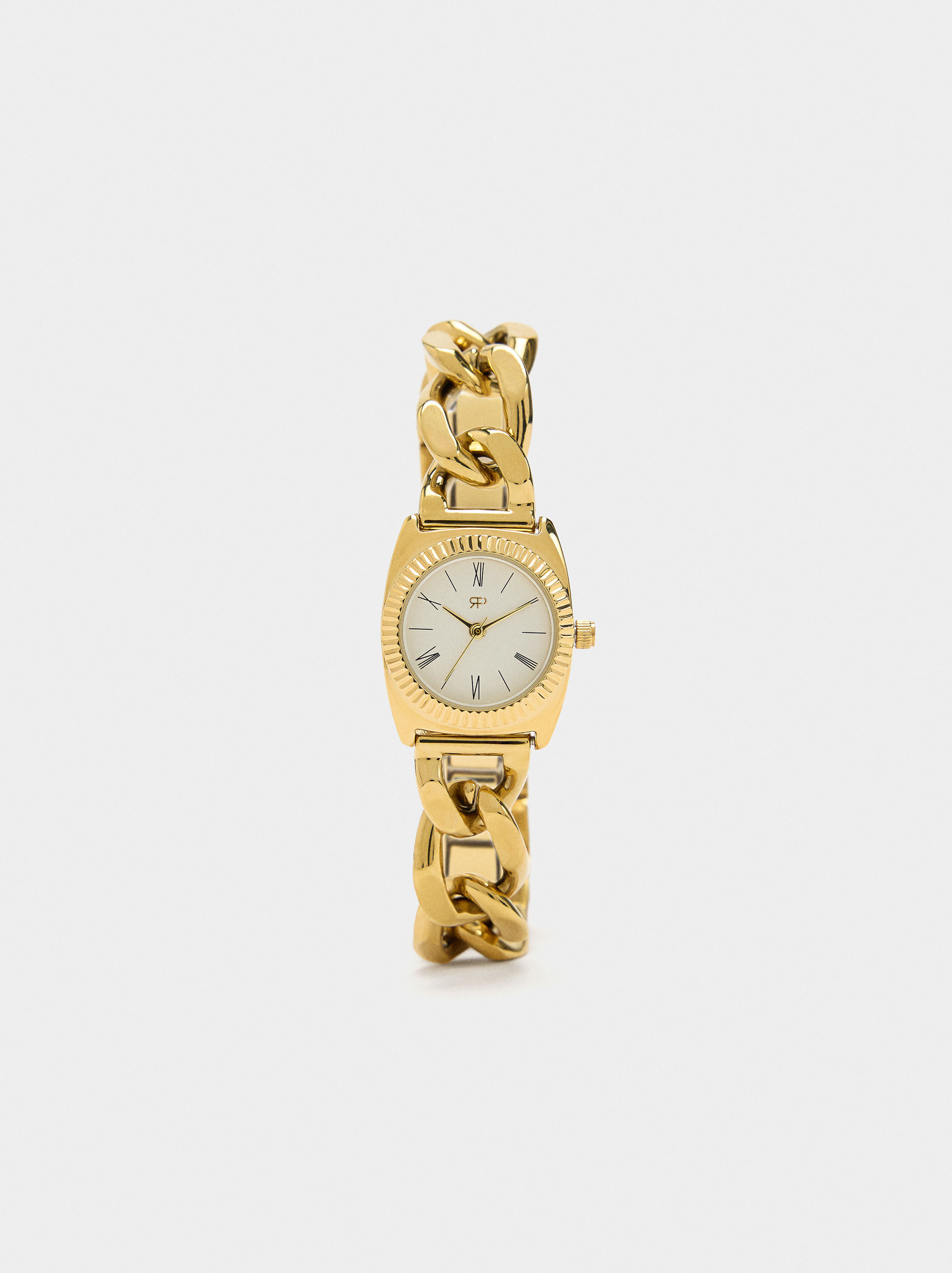 Stainless Steel Link Bracelet Watch