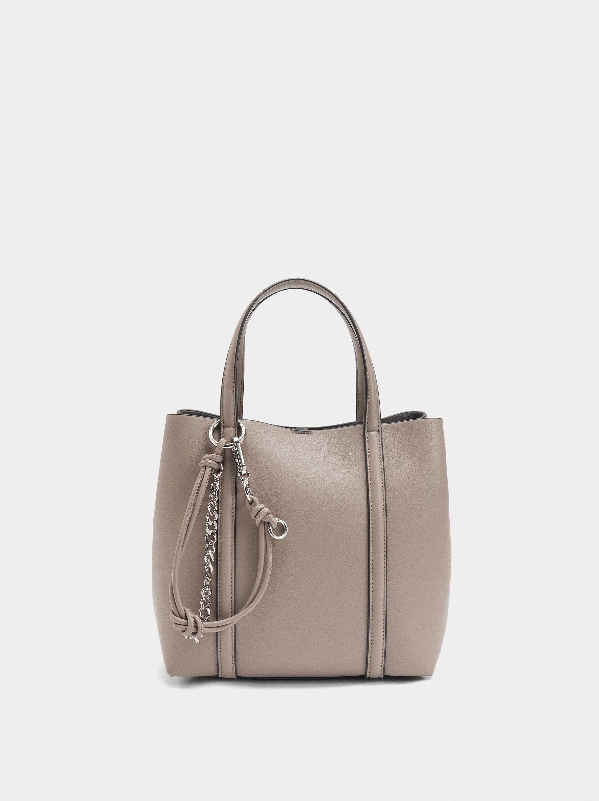 Mala tote with adjustable and removable shoulder strap M