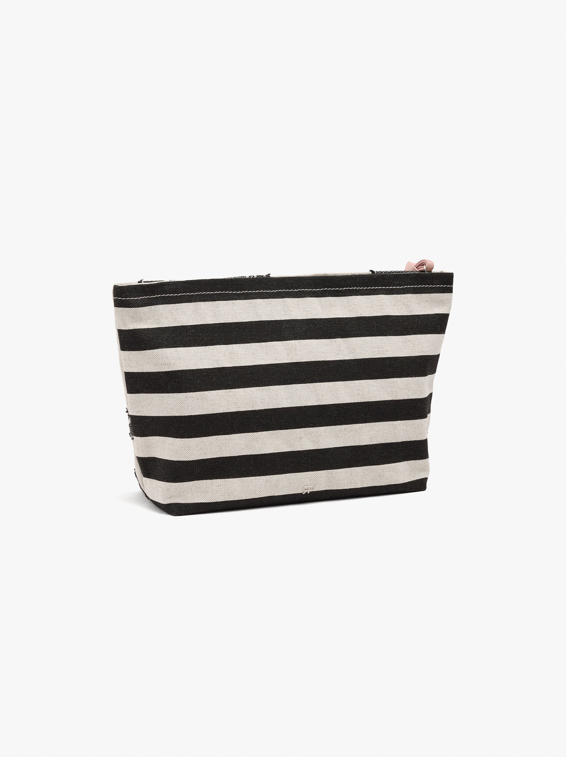 Jacquard cosmetic bag