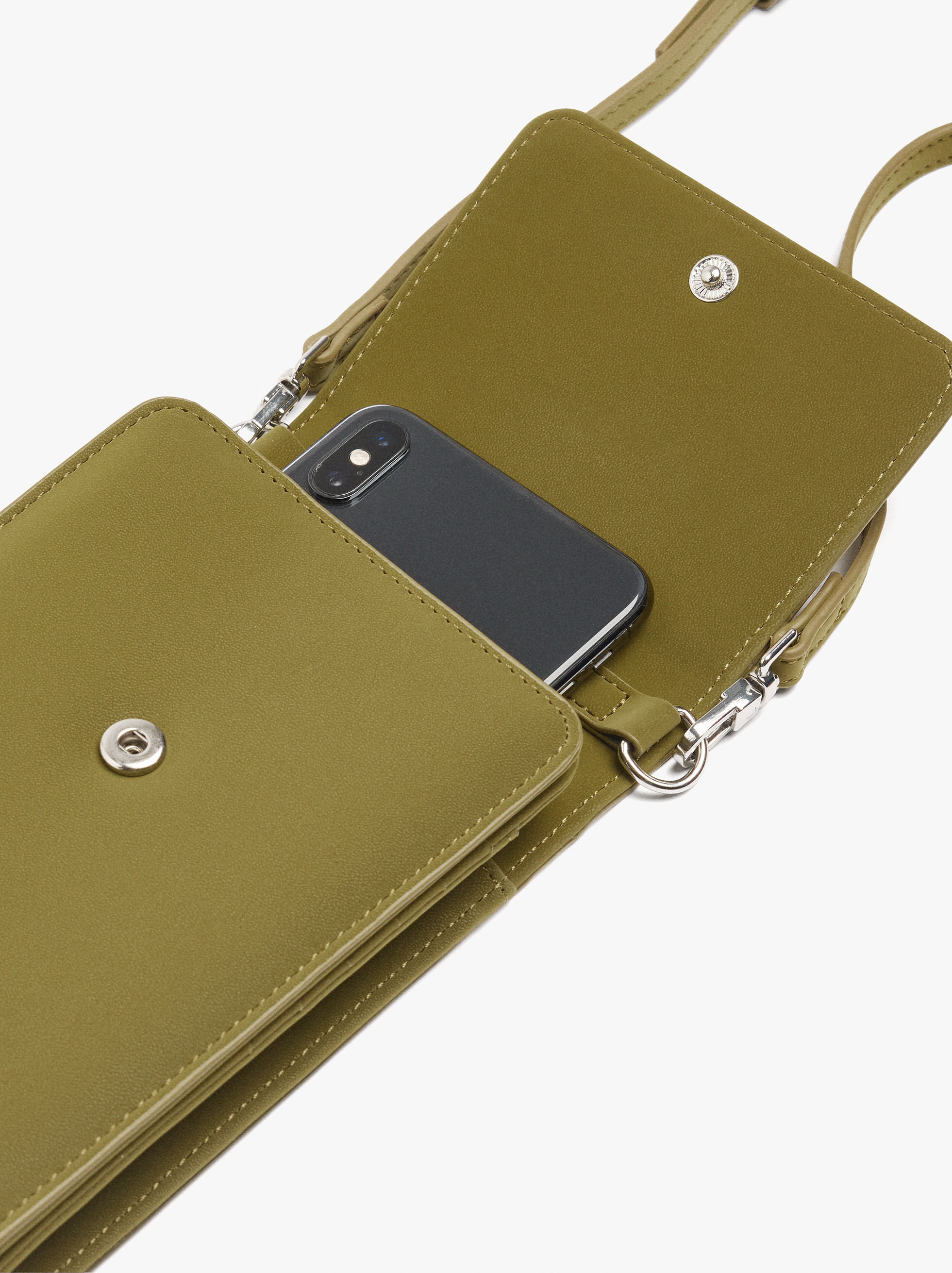 Soft Texture Phone Bag with Flap