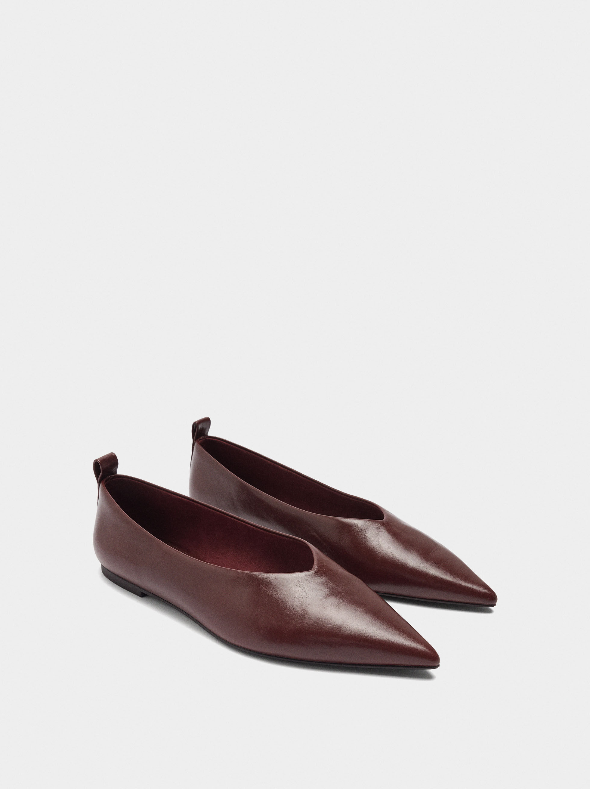 Leather mules