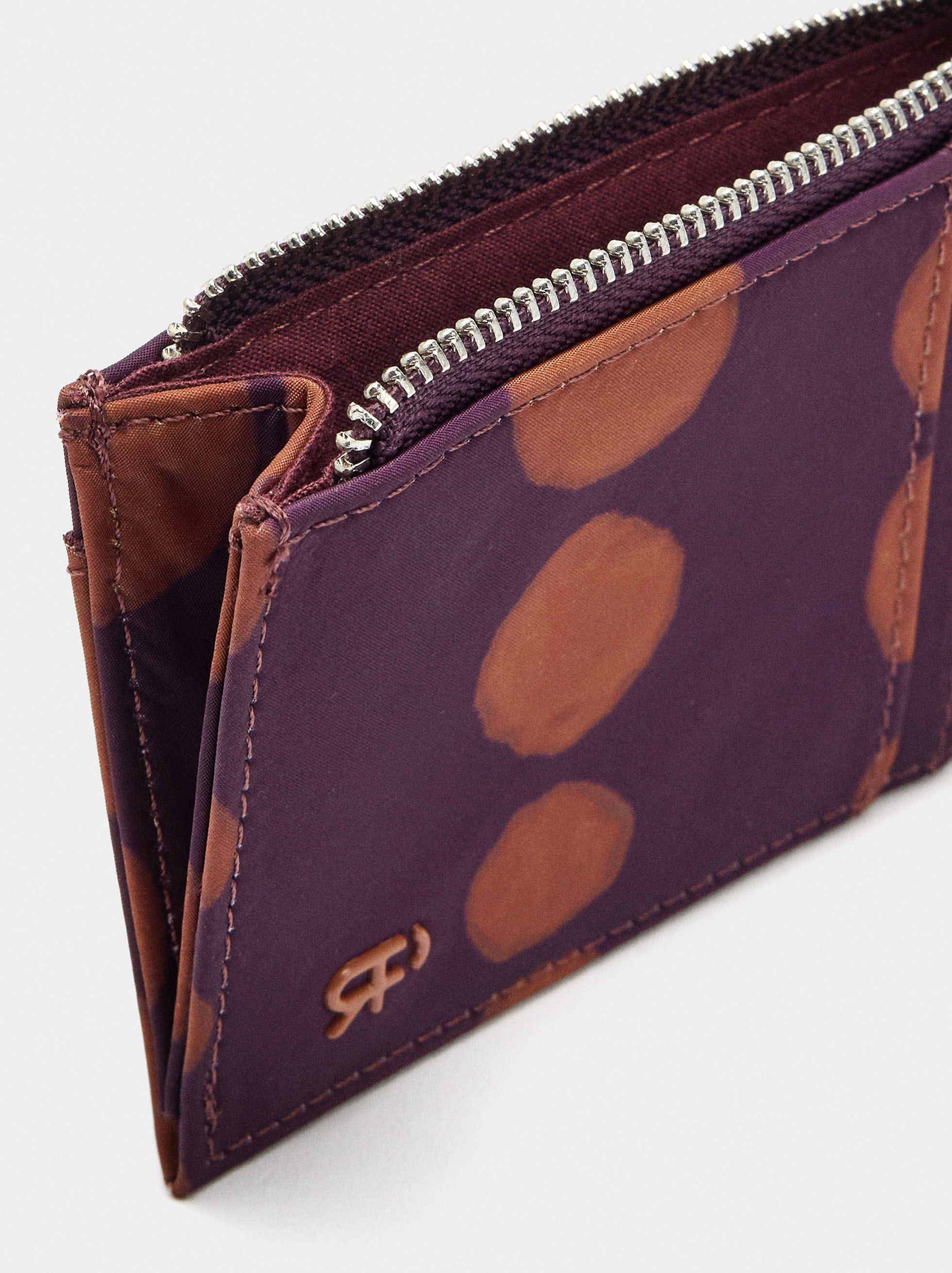 Basic printed nylon cardholder