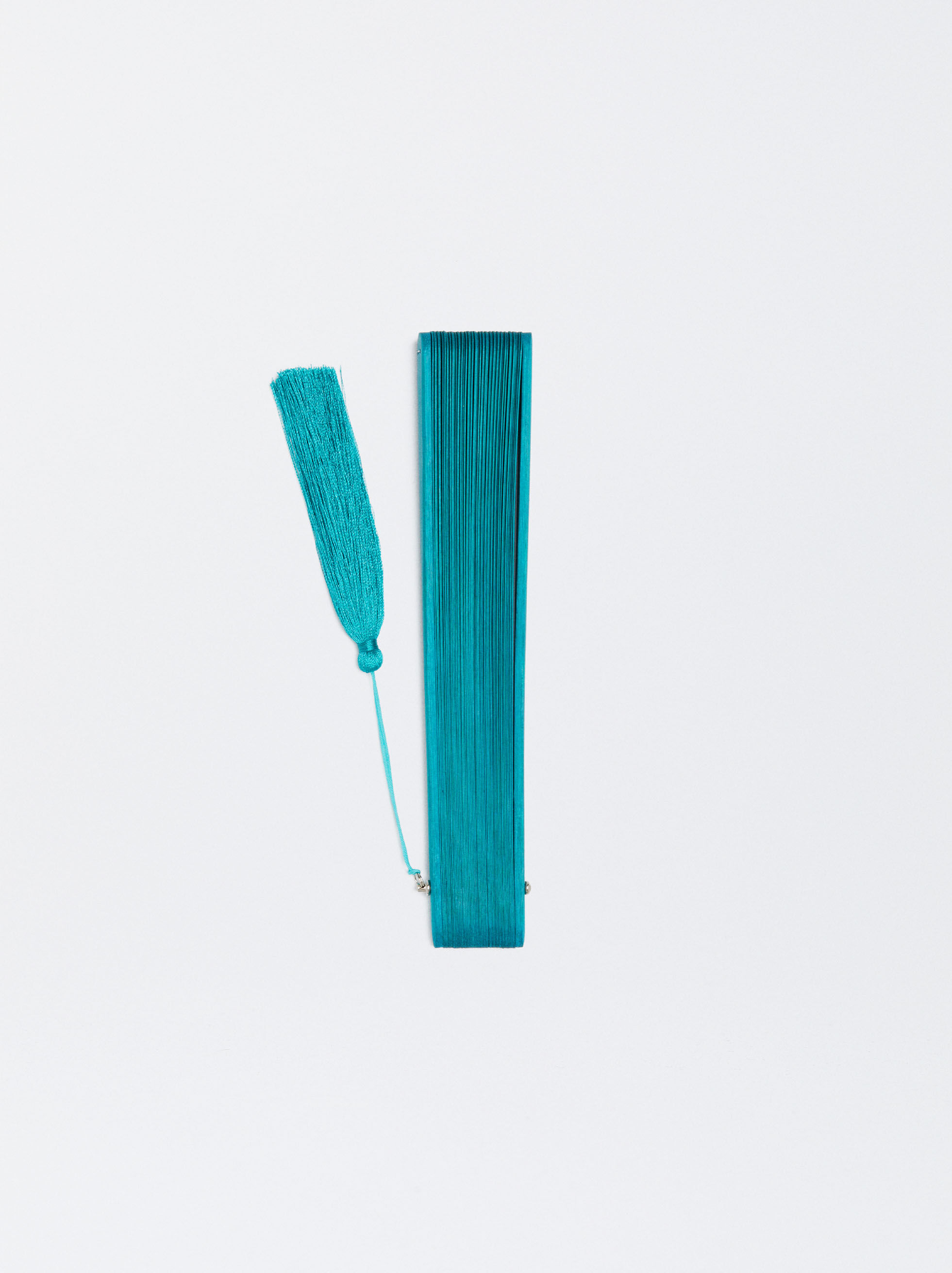 Bamboo fan with perforated design