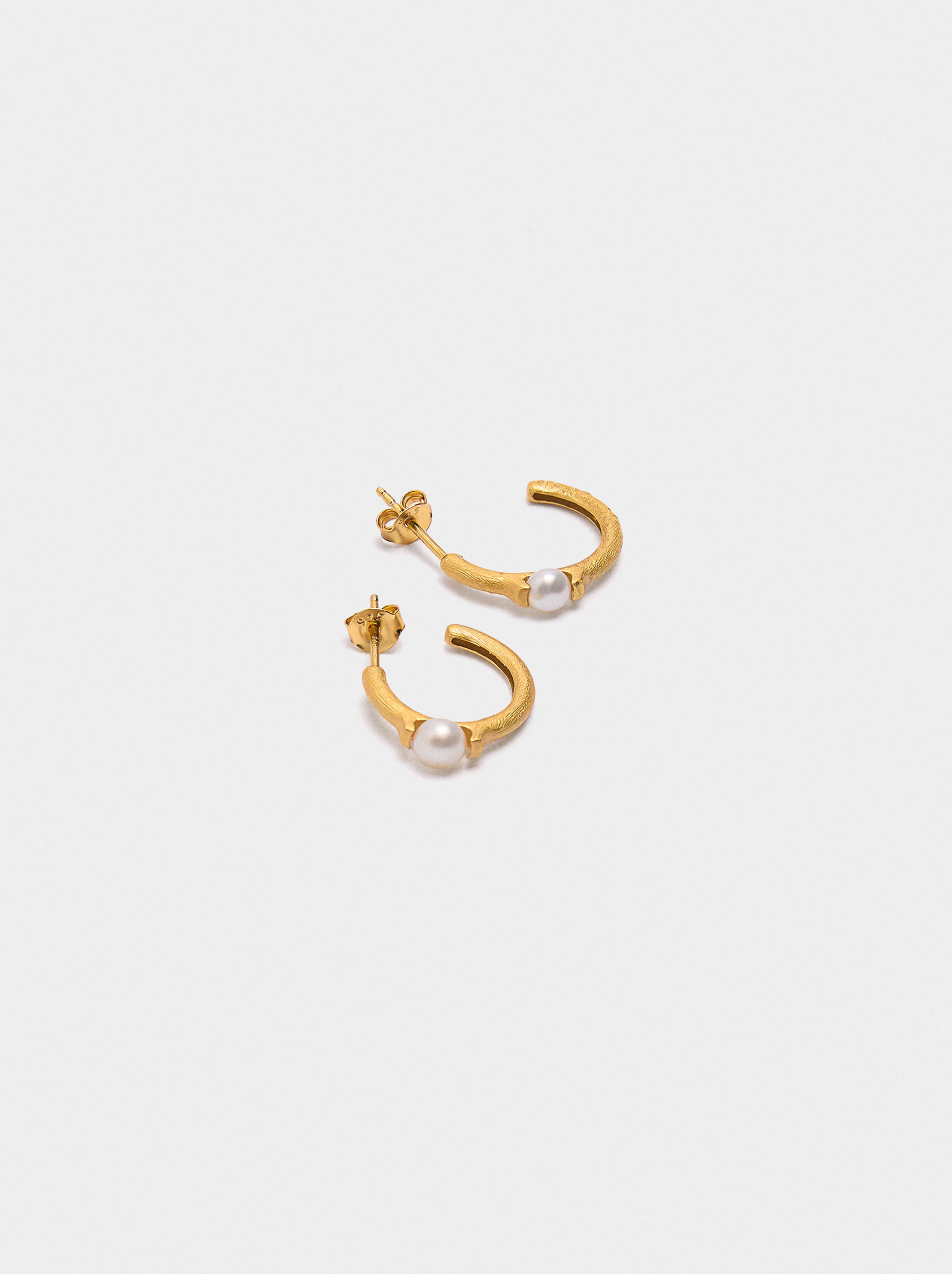 Pearl Drop Earrings - 925 Sterling Silver