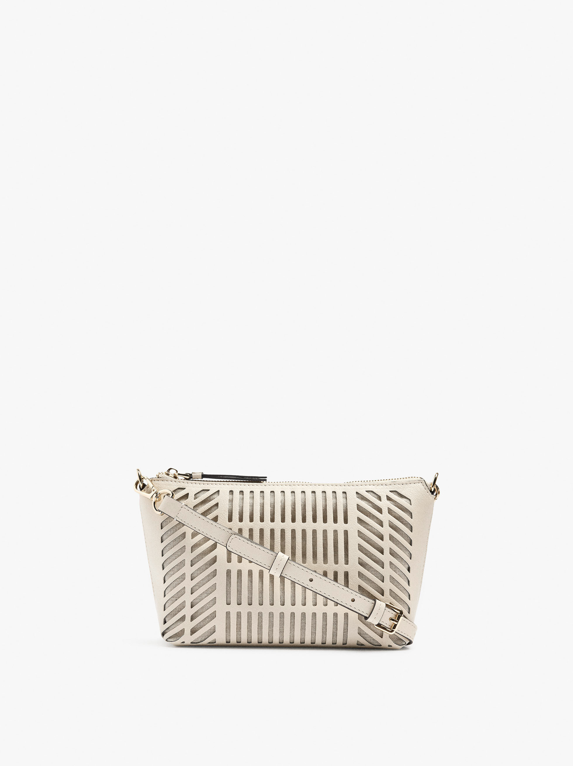 Perforated shoulder bag