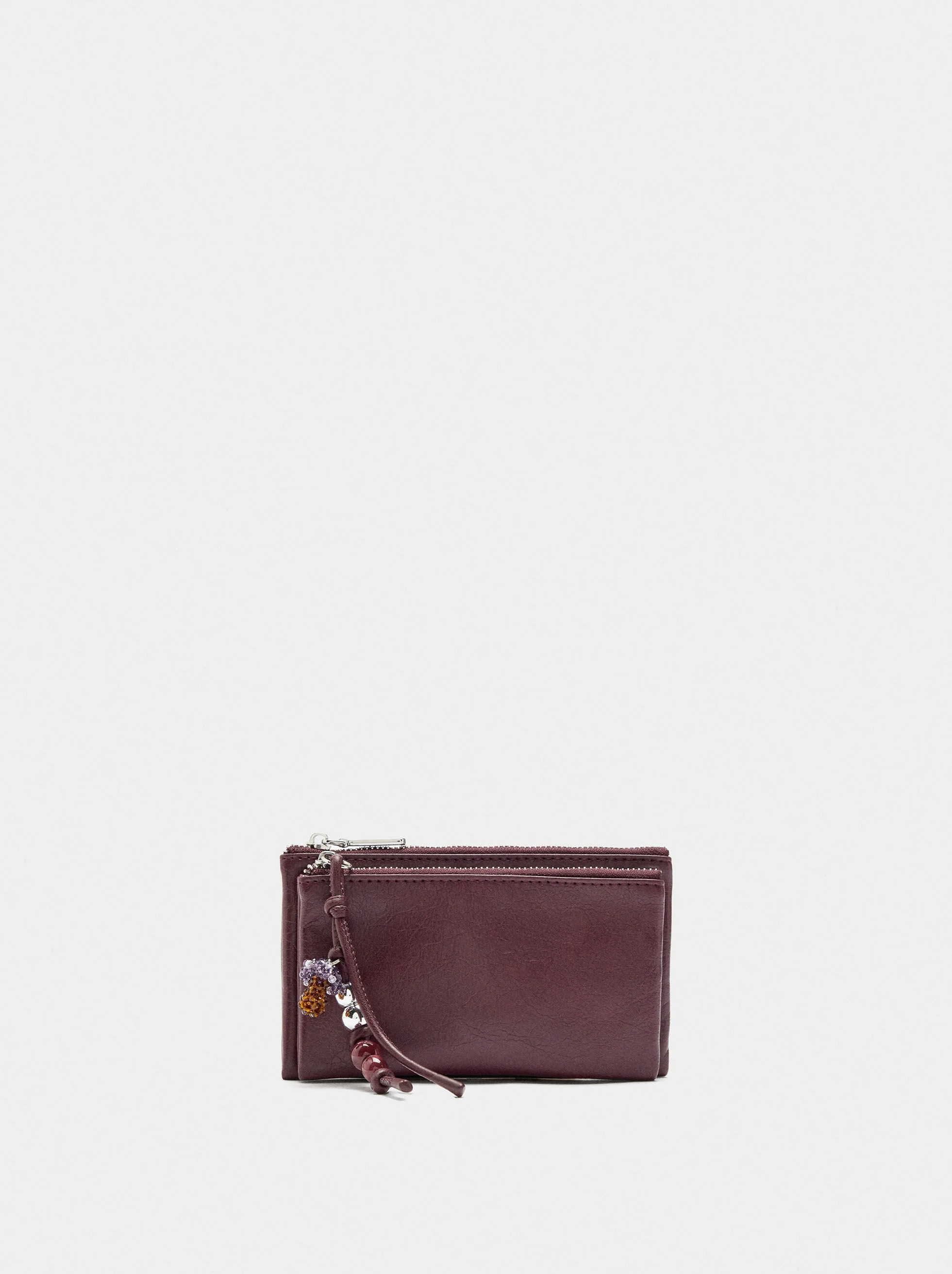 Double-sided craquelé multi-purpose bag