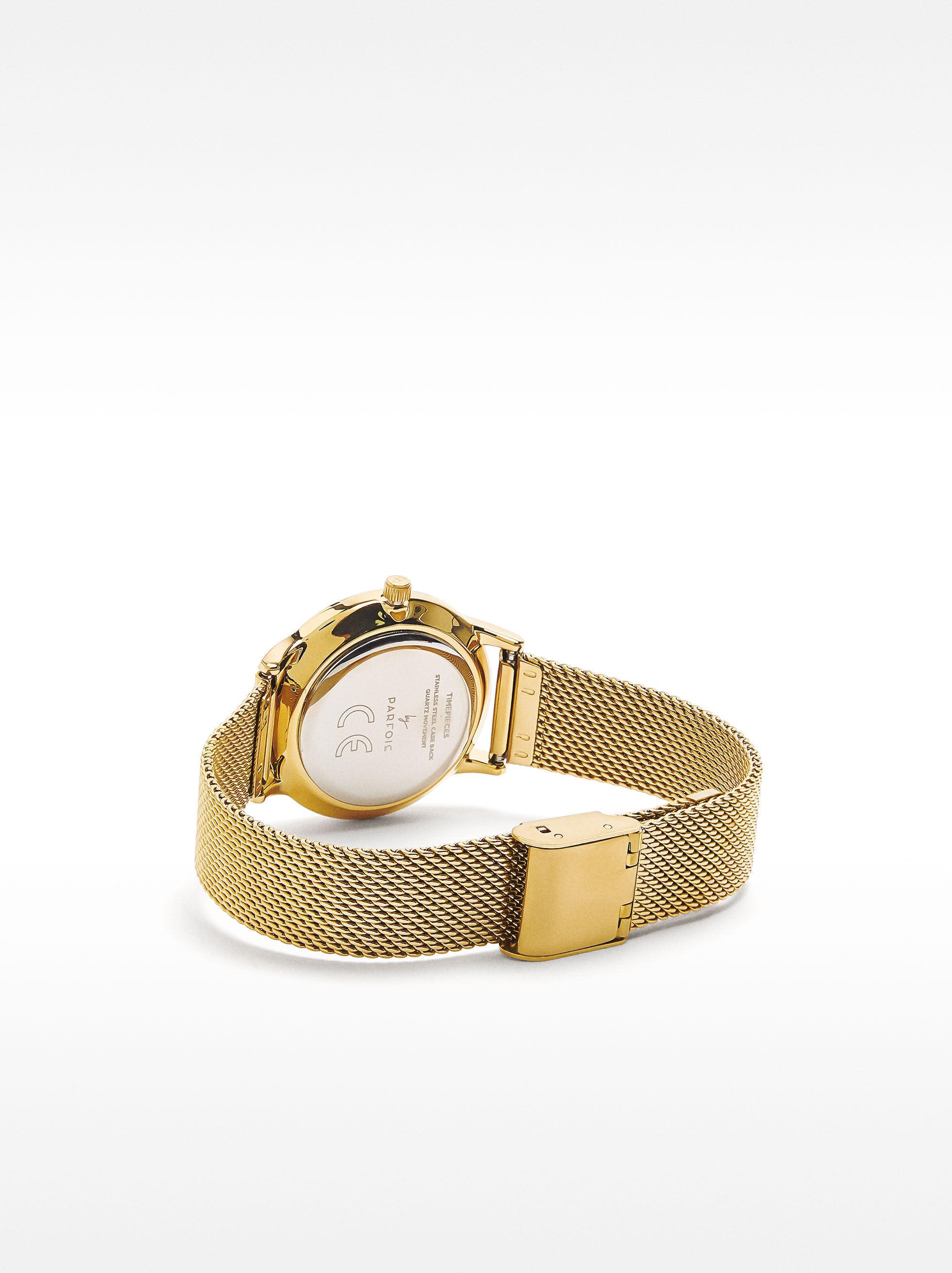 Metal Mesh Bracelet Watch Steel