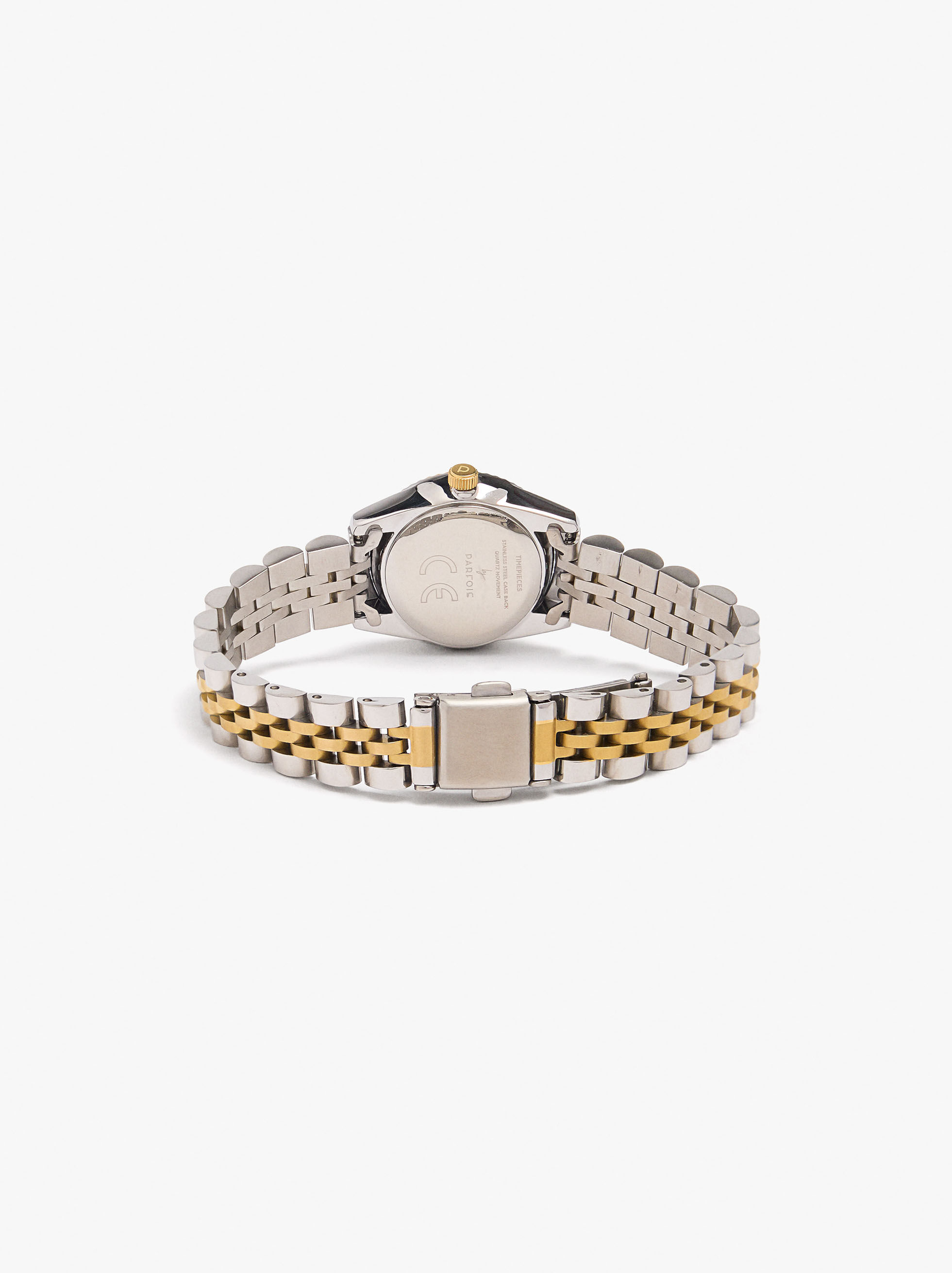 Bi-color watch stainless steel bracelet