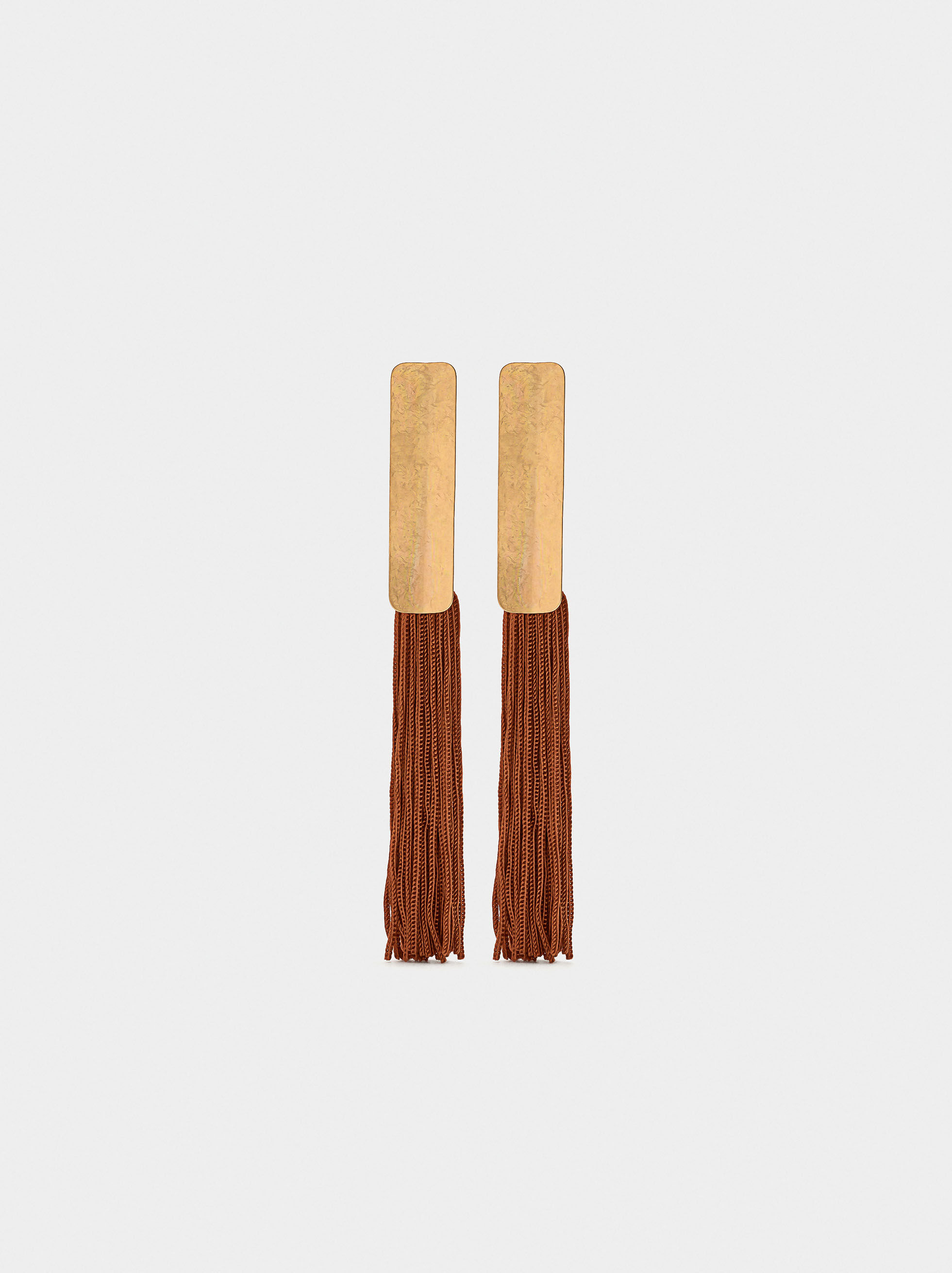 Fringe bar earrings