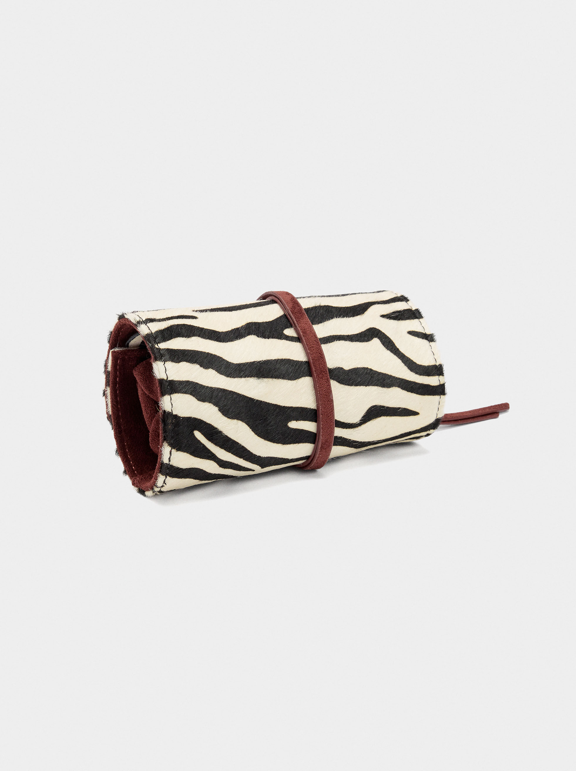 Leather Roll Jewelry Organizer