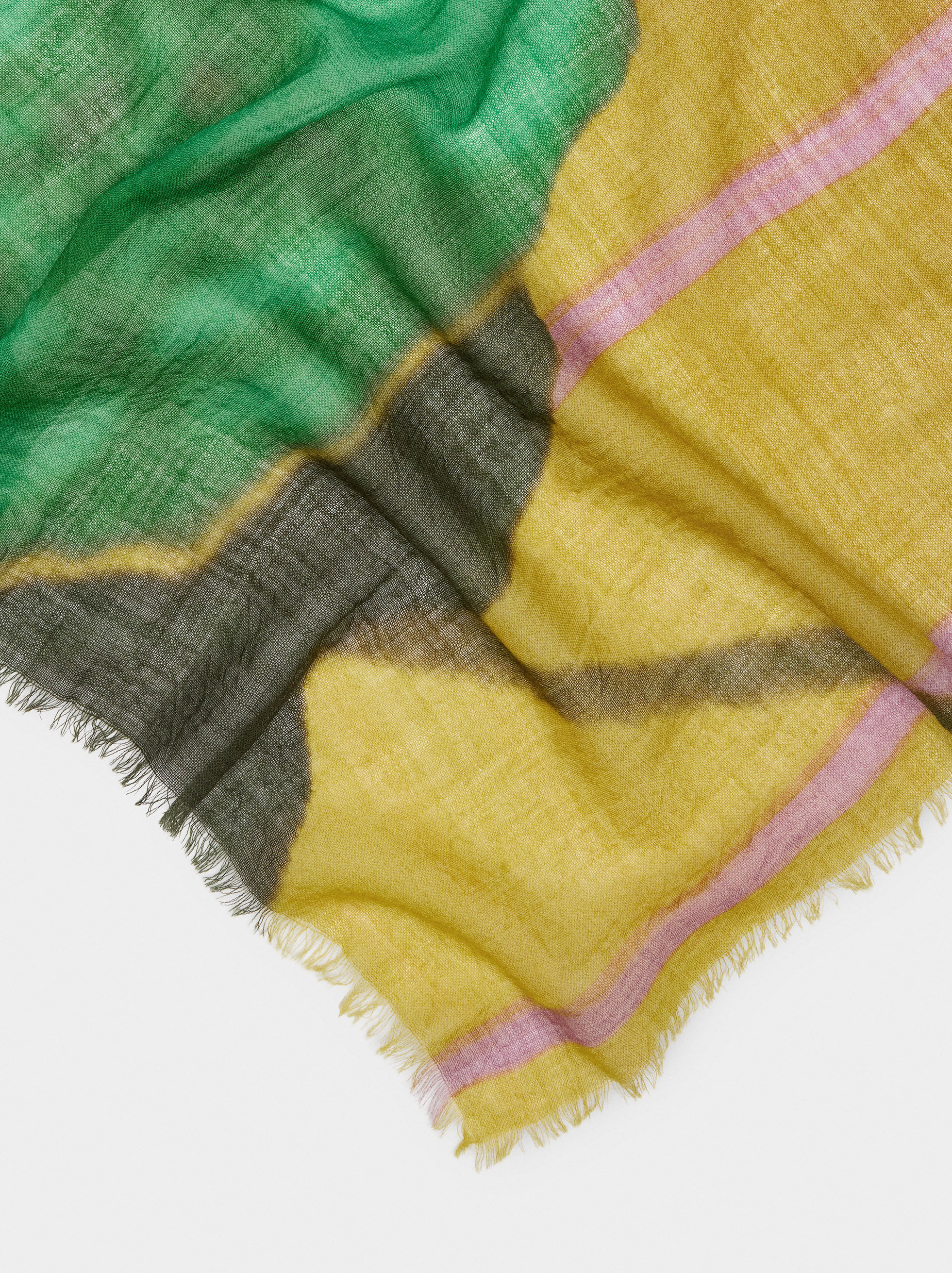 Printed scarf 100% wool