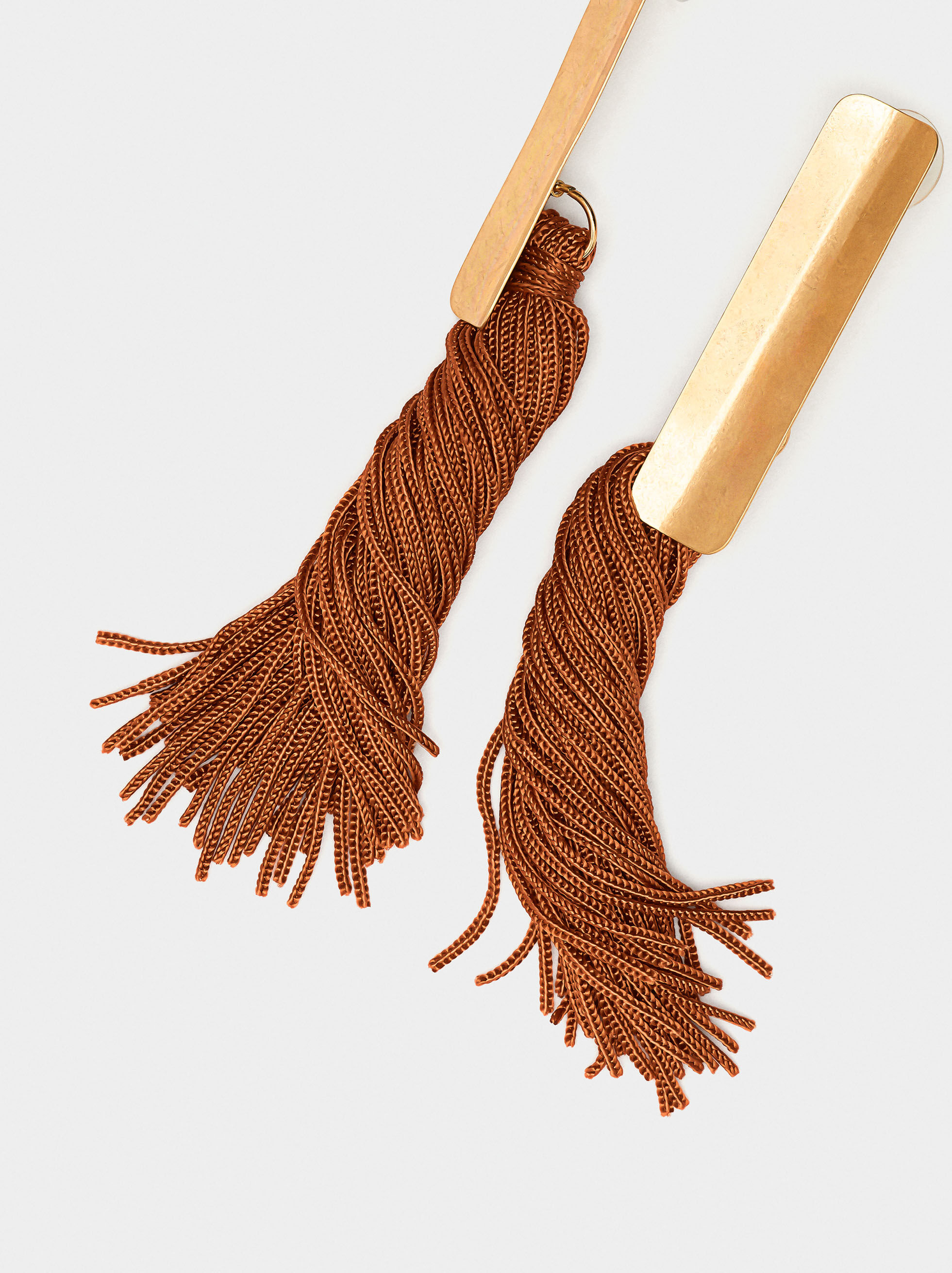 Fringe bar earrings