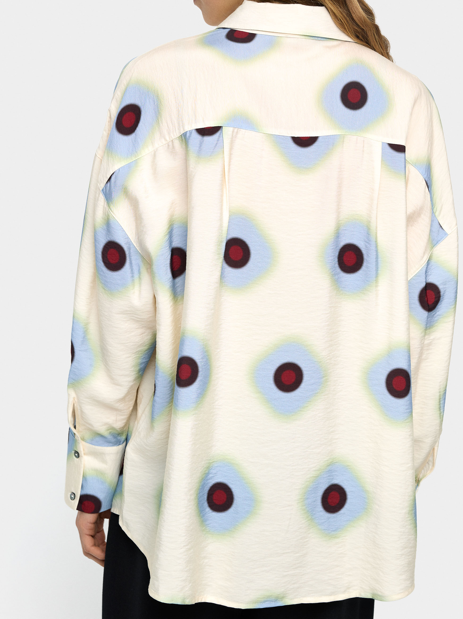 Circle-print shirt