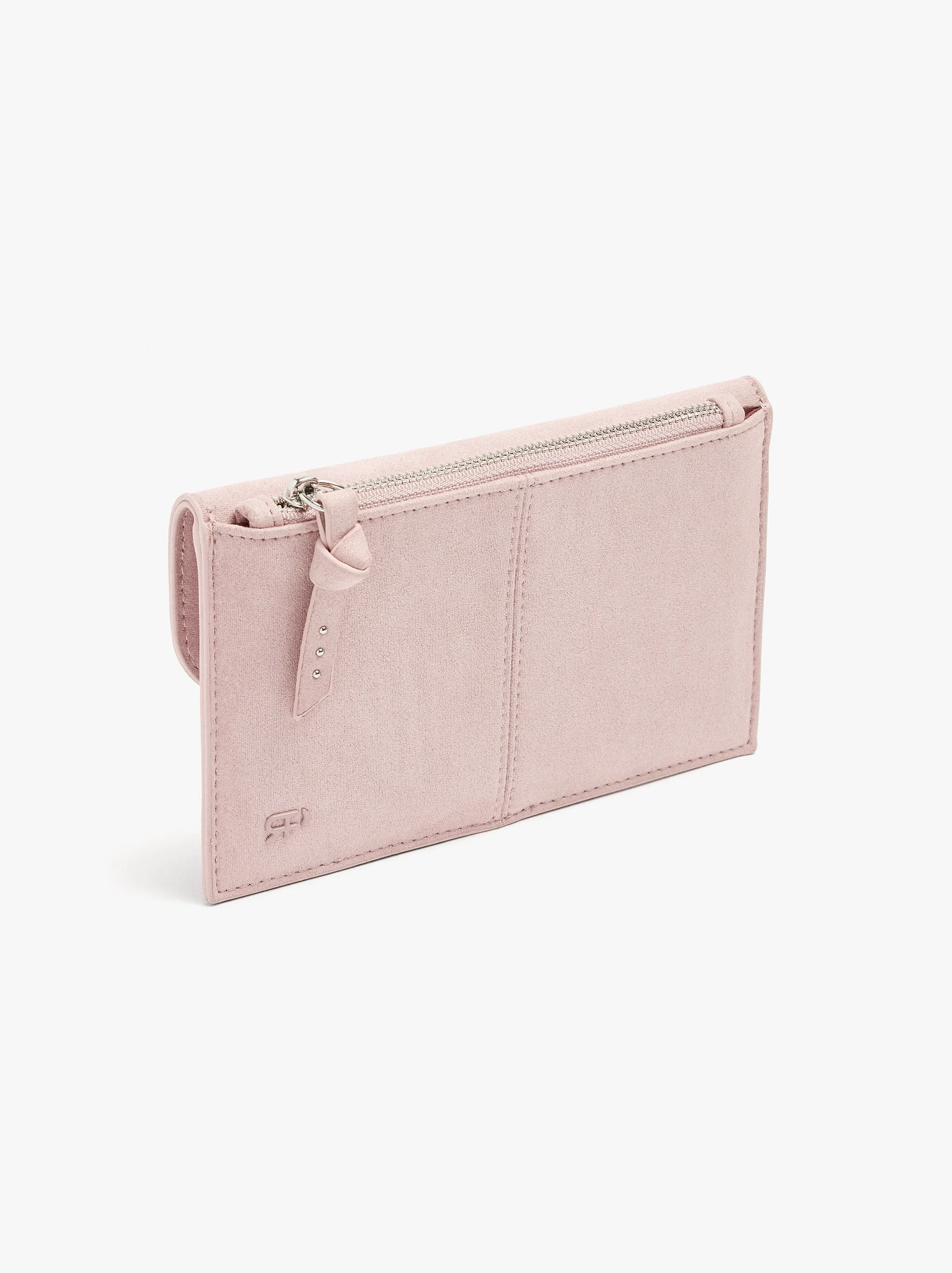 Multi-purpose bag with metal studs and leather effect