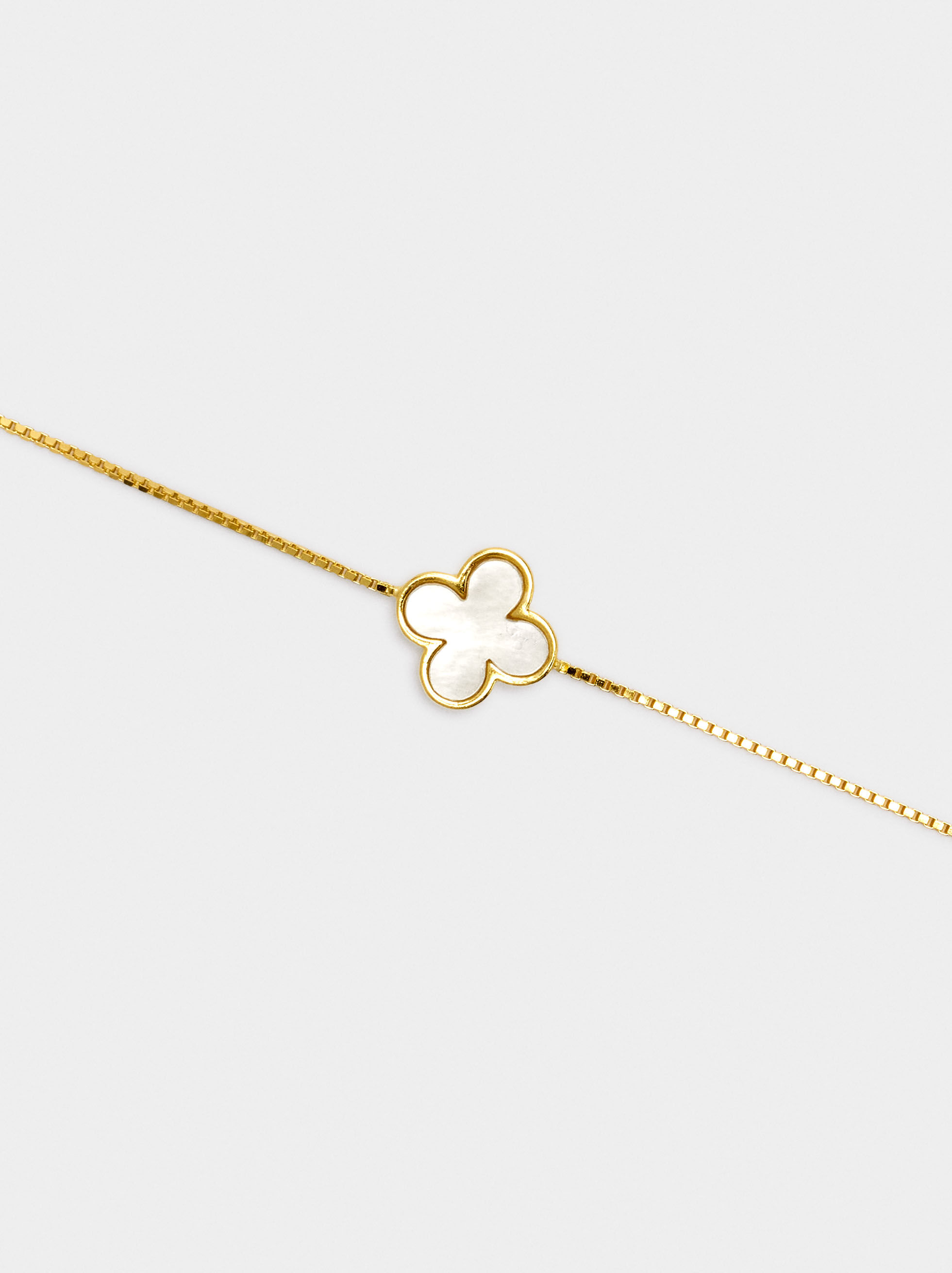 Trifolium pendant bracelet - 925 sterling silver