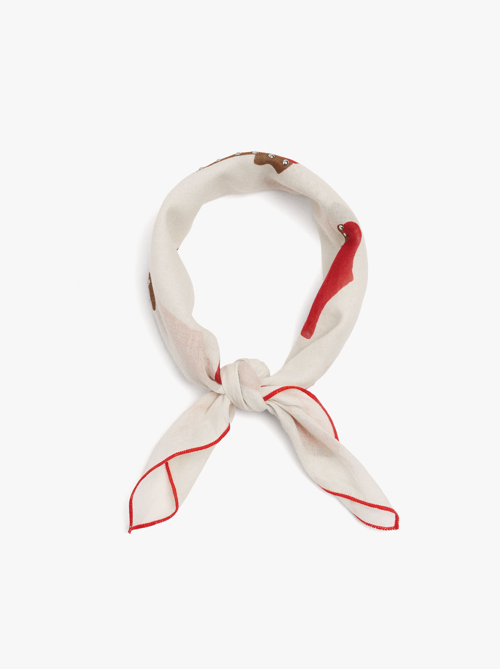 Printed scarf 100% cotton