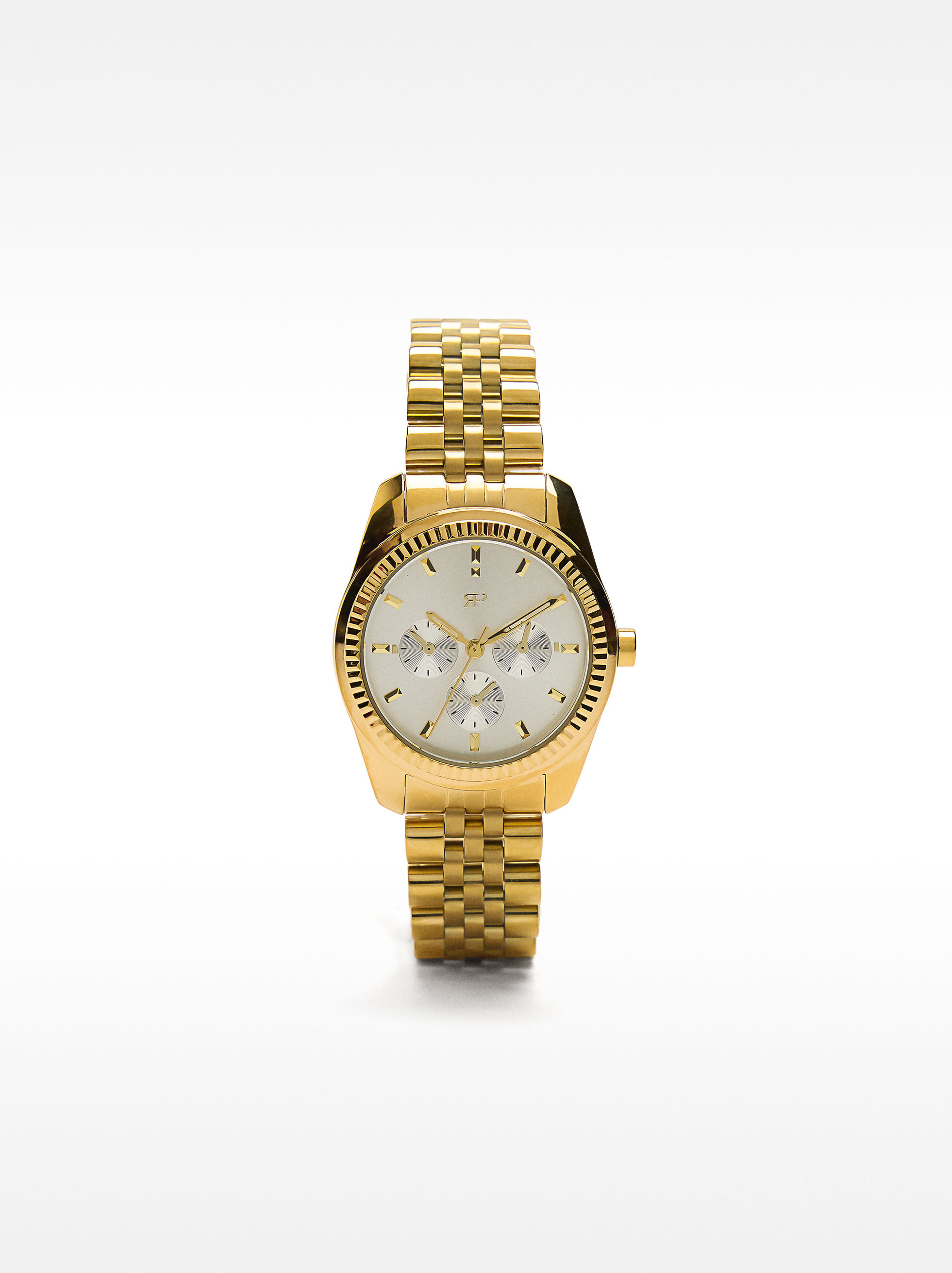 Watch with stainless steel bracelet