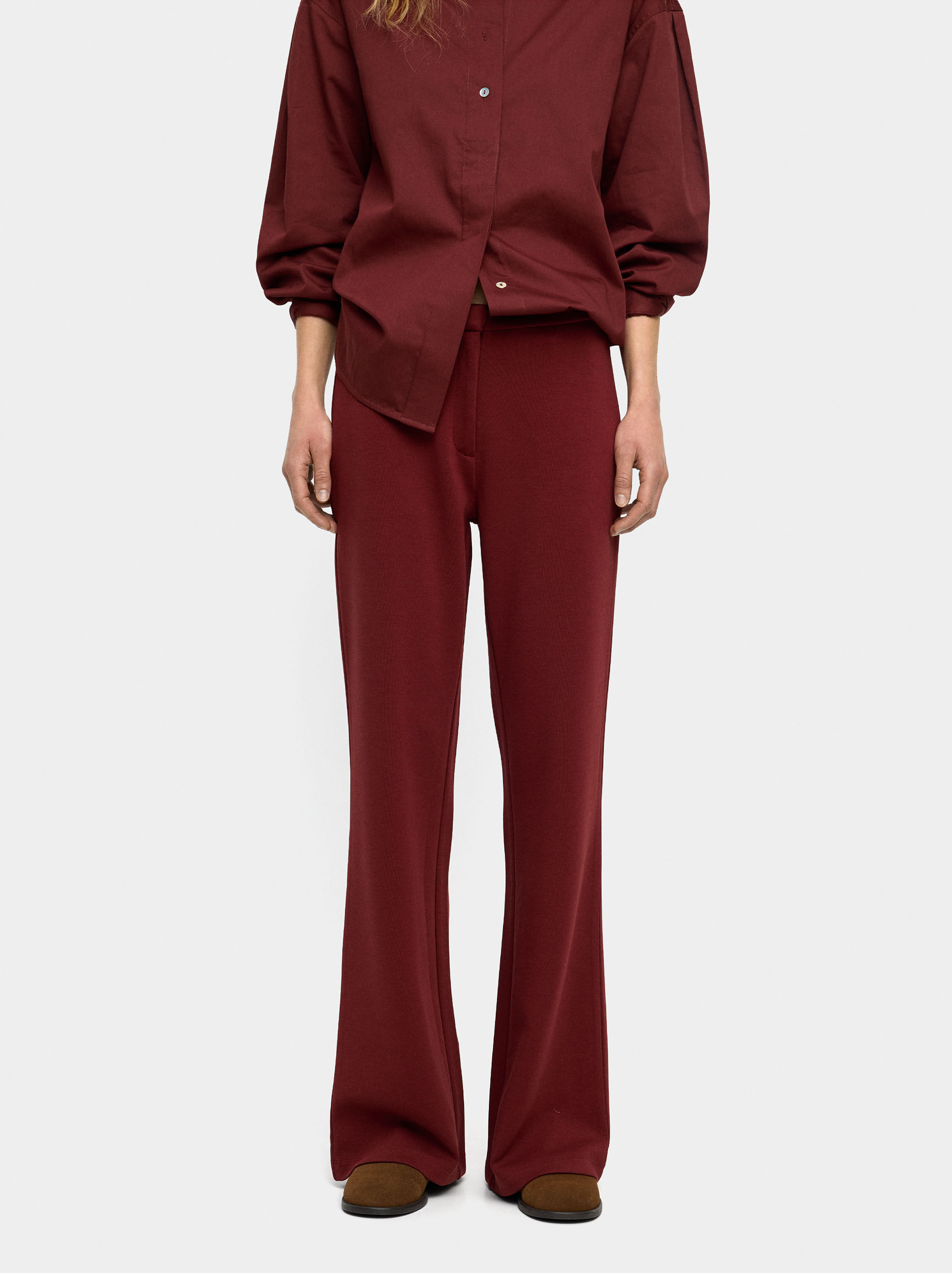 Cotton Blend Pants