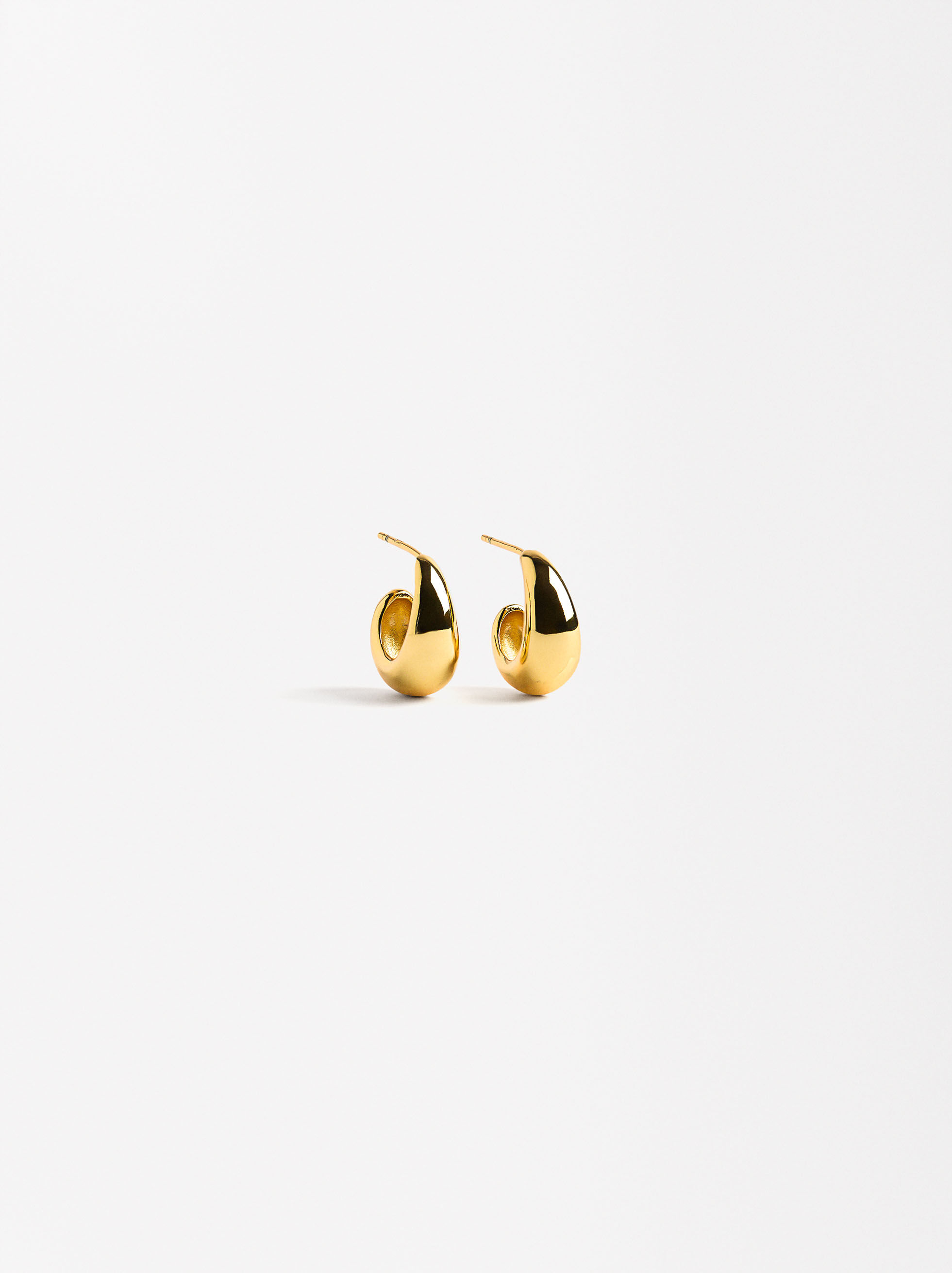 Oval Earrings - 925 Sterling Silver